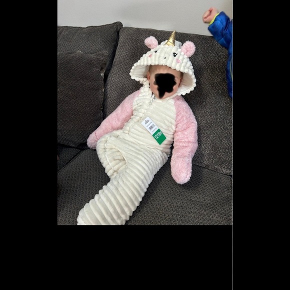 Koala Baby Fluffy Unicorn onesie 9-12 mo - Picture 8 of 8